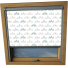 Alps Pastel Aurora Skylight Window Blinds Silver Frame Detail