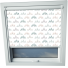 Alps Pastel Balio Skylight Window Blinds White Frame Detail