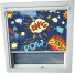 Cartoon Blue Axis 90 Skylight Window Blinds White Frame Detail