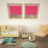 Deep Pink Aurora Skylight Window Blinds