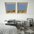 Dusky Blue Roto Skylight Window Blinds