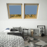 Dusky Blue VELUX Electric Skylight Window Blinds