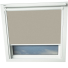 Espresso Keylite Skylight Window Blinds White Frame Detail