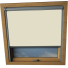 Gentle Beige Aurora Skylight Window Blinds Silver Frame Detail