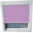 Lavender Axis 90 Skylight Window Blinds White Frame Detail