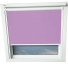 Lavender VELUX Skylight Window Blinds White Frame Detail