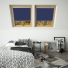 Navy Aurora Skylight Window Blinds