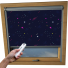 Outer Space Aurora Skylight Window Blinds Silver Frame Detail