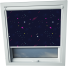 Outer Space Fakro Skylight Window Blinds White Frame Detail