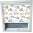 Rainbow Natural Aurora Skylight Window Blinds White Frame Detail