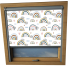 Rainbow Natural Duratech Skylight Window Blinds Silver Frame Detail