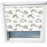 Rainbow Natural VELUX Skylight Window Blinds White Frame Detail