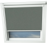 Rock Grey VELUX Skylight Window Blinds White Frame Detail