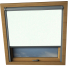 Shower Proof Beige Aurora Skylight Window Blinds Silver Frame Detail