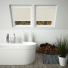 Shower Proof Beige Balio White Frame Skylight Window Blinds