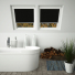 Shower Proof Black VELUX White Frame Skylight Window Blinds