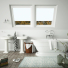 Shower Proof White Duratech White Frame Skylight Window Blinds