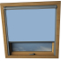 Sky Blue Axis 90 Skylight Window Blinds Silver Frame Detail