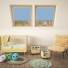 Sky Blue Roto Skylight Window Blinds