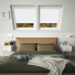 Snow White Keylite White Frame Skylight Window Blinds