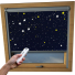 Stars At Night Aurora Skylight Electric Window Blinds Silver Frame Detail