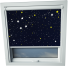 Stars At Night Balio Skylight Window Blinds White Frame Detail