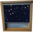 Stars At Night VELUX Skylight Window Blinds Silver Frame Detail