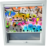 Street Art Aurora Skylight Window Blinds White Frame Detail