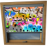 Street Art Fakro Skylight Window Blinds Silver Frame Detail