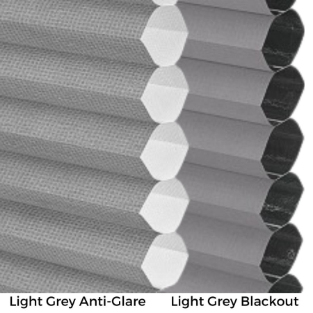 Light Grey Electric Honeycomb Openview