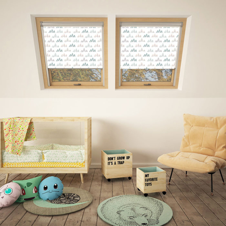 Alps Pastel Axis 90 Skylight Window Blinds