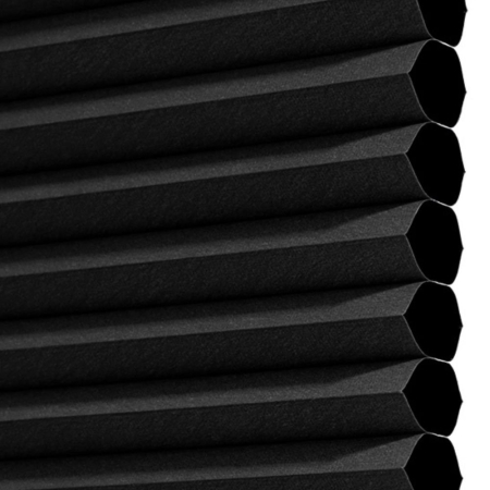 Black Thermal Blackout Electric Honeycomb Openview Product Image 2