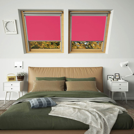 Deep Pink Keylite Skylight Window Blinds