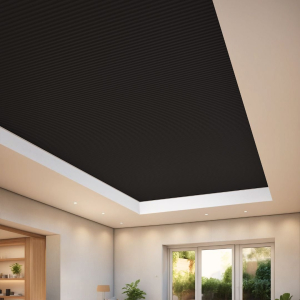 Black Thermal Blackout Electric Honeycomb Openview Product Image 4