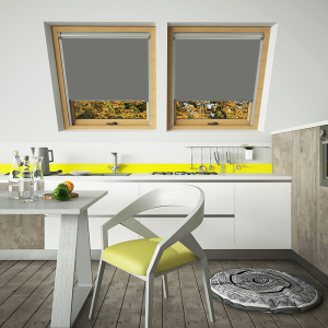 Rock Grey Aurora Skylight Window Blinds