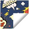 Cartoon Blue Blackout Electric Blind For Aurora Windows